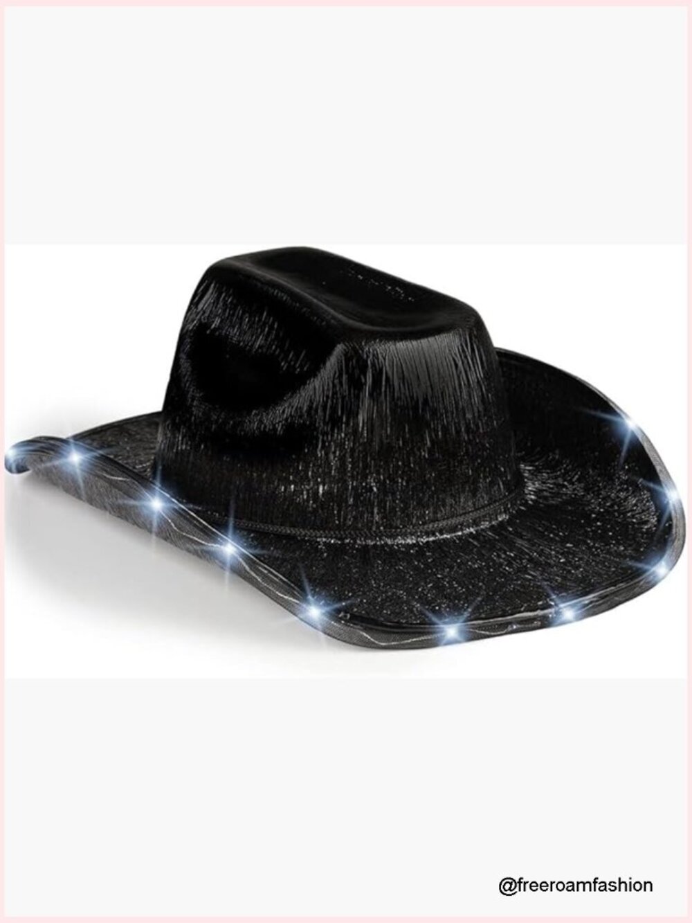 Light Up LED Cowboy Hat for Disco Party Halloween Costume